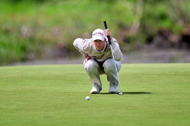 GER, Winsen Luhe , Amundi German Masters, Ladies European Tour LET , 14 05 17 05 2026 , Green Eagle Golf Courses, Round 4, Alexandra Foersterling Germany , on the green, Round 4, Saturday 17 05 2026, GER, Winsen Luhe , Amundi German Masters, Ladies European Tour LET , 14 05 17 05 2026 , Green Eagle Golf Courses, Copyright: xClaudiusxRauchx
