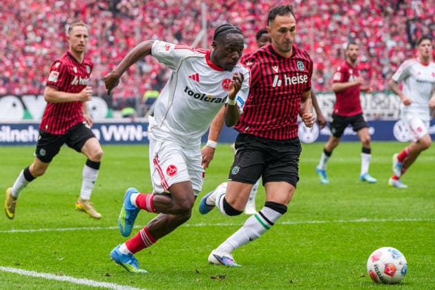 Germany Soccer 2 Bundesliga, Season 2025 26, Matchday 34, Hannover 96 vs 1 FC Nürnberg, 17 05 2026, Heinz von Heiden Arena Hannover, Lower Saxony Mohamed Ali Zoma 1 FC Nürnberg, 23 Copyright: xLeonxFrickx