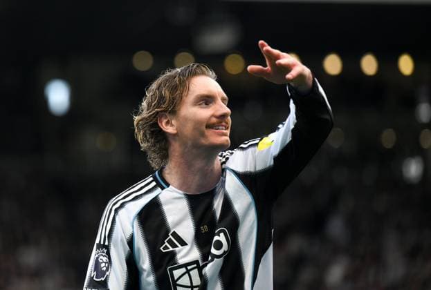 Nick Woltemade of Newcastle United celebrates scoring their first goal Newcastle United v West Ham United, Premier League, Football, St James Park, Newcastle, UK - 17 May 2026Newcastle St James Park United Kingdom EDITORIAL USE ONLY No use with unauthorised audio, video, data, fixture lists, club league logos or live services. Online in-match use limited to 120 images, no video emulation. No use in betting, games or single club league player publications. Copyright: xRichardxLee Shutterstockx 16877466at