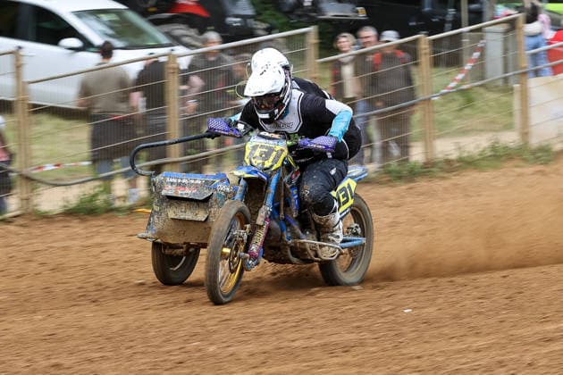 Stephan Schwerdt and Louis Meyer DEU 131 WSP Zabel , Germany, Motorsport, ADAC Motocross Schopfheim 2026, DMX Sidecar German Championship, 1 round, 17 05 2026, Schopfheim Motocross Race Track Germany Copyright: xGrantxHubbsx