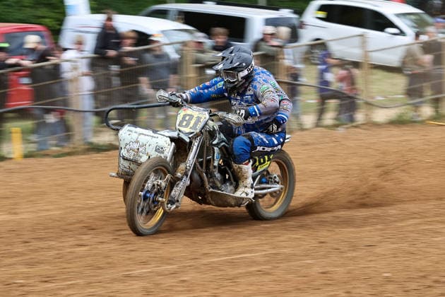 Michel Schmidt and Clemens Fäth DEU 81 WSP Zabel , Germany, Motorsport, ADAC Motocross Schopfheim 2026, DMX Sidecar German Championship, 1 round, 17 05 2026, Schopfheim Motocross Race Track Germany Copyright: xGrantxHubbsx