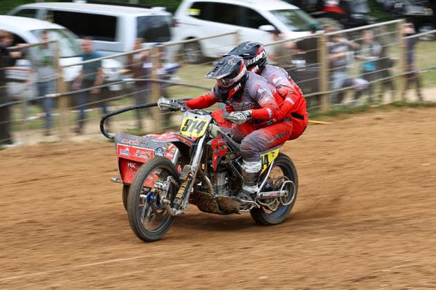 Patrick Hengster and Justin Blume DEU 914 VMC Ppower , Germany, Motorsport, ADAC Motocross Schopfheim 2026, DMX Sidecar German Championship, 1 round, 17 05 2026, Schopfheim Motocross Race Track Germany Copyright: xGrantxHubbsx