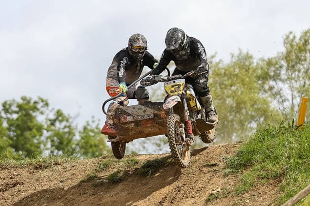 Pierre Seifert DEU and Bruno Kälin CHE 3 SMT AMS , Germany, Motorsport, ADAC Motocross Schopfheim 2026, DMX Sidecar German Championship, 1 round, 17 05 2026, Schopfheim Motocross Race Track Germany Copyright: xGrantxHubbsx