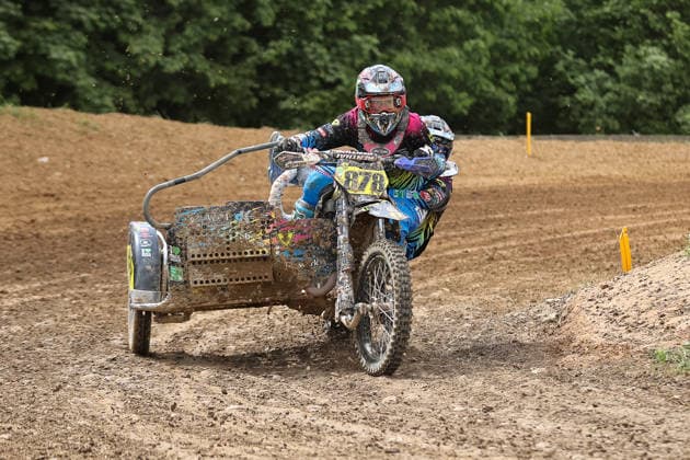 Rosalie Ziller and Philipp Wächter DEU 878 VMC KTM , Germany, Motorsport, ADAC Motocross Schopfheim 2026, DMX Sidecar German Championship, 1 round, 17 05 2026, Schopfheim Motocross Race Track Germany Copyright: xGrantxHubbsx