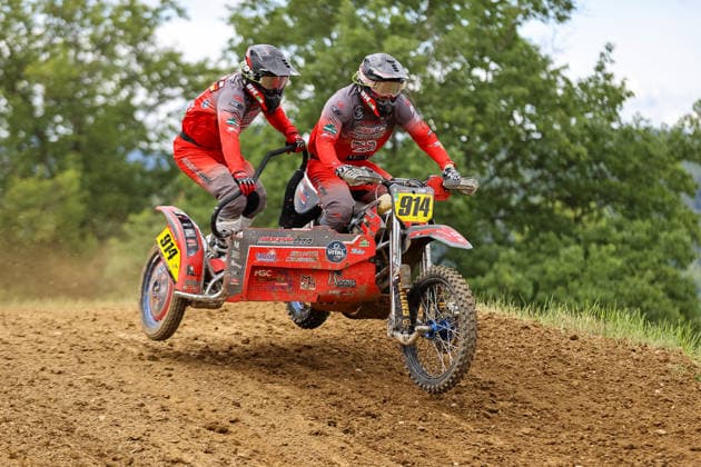 Patrick Hengster and Justin Blume DEU 914 VMC Ppower , Germany, Motorsport, ADAC Motocross Schopfheim 2026, DMX Sidecar German Championship, 1 round, 17 05 2026, Schopfheim Motocross Race Track Germany Copyright: xGrantxHubbsx