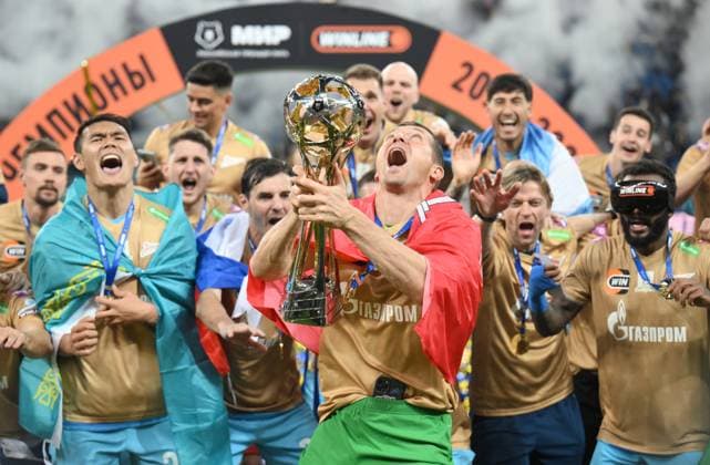 Football, Zenit St. Petersburg is champion in Russia