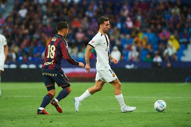 Sergi Darder RCD Mallorca during the LaLiga EA Sports match between Levante UD and RCD Mallorca at Ciudad de Valencia on May 17, 2026 in Valencia, Spain Photo by Maria Jose Segovia DeFodi Images