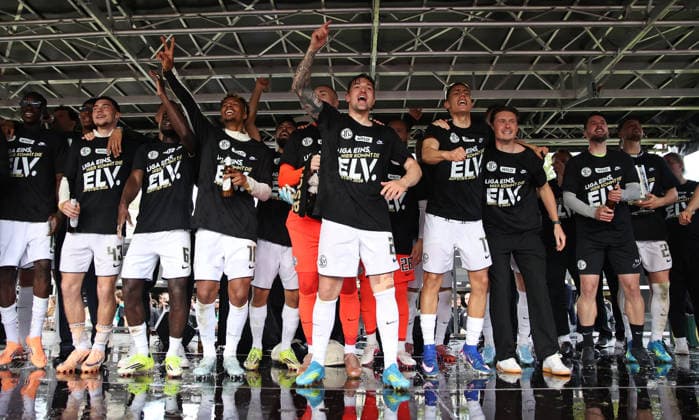Football, 2nd BL, SV Elversberg celebrates promotion
