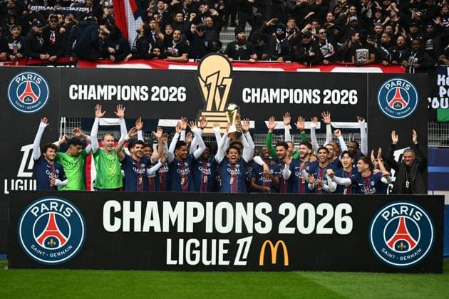 Presentation of the Ligue 1 Trophy at the Stade Jean Bouin - 17 05 2026 - France Ile-de-France (region) Paris -  JulienxMattiax xLexPictorium LePictorium_0334036