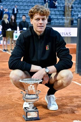 Foto IPP Cavaliere Emiliano. Roma 17 05 2026. Tennis Internazionali d Italia 2026. Nella foto: Jannik Sinner. Italy Photo Press - World Copyright italy ITALY  Copyright: xR4924_italyphotopressx