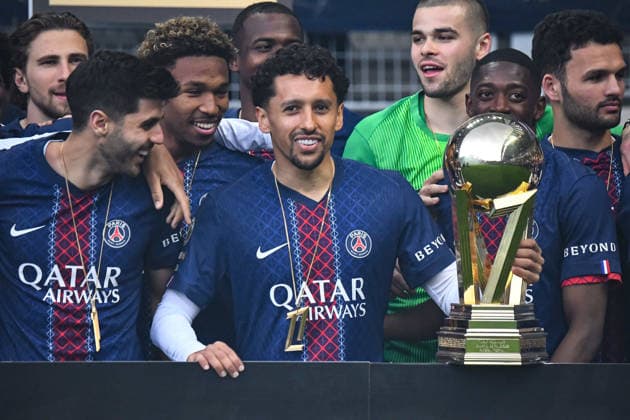 FOOTBALL : Paris FC vs Paris Saint Germain - Ligue 1 - JournÃ e 34 - 17 05 2026 Marquinhos (Paris SG) ParisFrance  Copyright: xBaptistexAutissierx