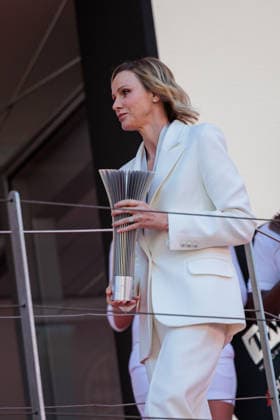 2026 FORMULA E MONACO ePRIX Princess Charlene of Monaco at the podium, portrait during the Monaco ePrix, 9th and 10th round of the 2025-26 ABB FIA Formula E World Championship, WM, Weltmeisterschaft on the Circuit de Monaco from Mai 16 to 17, 2026 in Monte-Carlo, Monaco -  Copyright: xGERMAINxHAZARDx