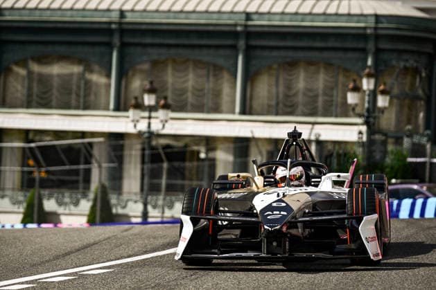 Monaco E-Prix Round 10 Driver Mitch Evans of the Jaguar TCS Racing team participates in a qualifying session during the ABB FIA Formula E World Championship, WM, Weltmeisterschaft Monaco E-Prix 2026 in Monte Carlo, Monaco, on May 17, 2026. Monte Carlo Monaco  Copyright: xLucaxBarsalix originalFilename:barsali-notitle260517_npJBh.jpg