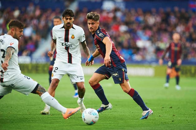 Ivan Romero Levante UD during the LaLiga EA Sports match between Levante UD and RCD Mallorca at Ciudad de Valencia on May 17, 2026 in Valencia, Spain Photo by Maria Jose Segovia DeFodi Images