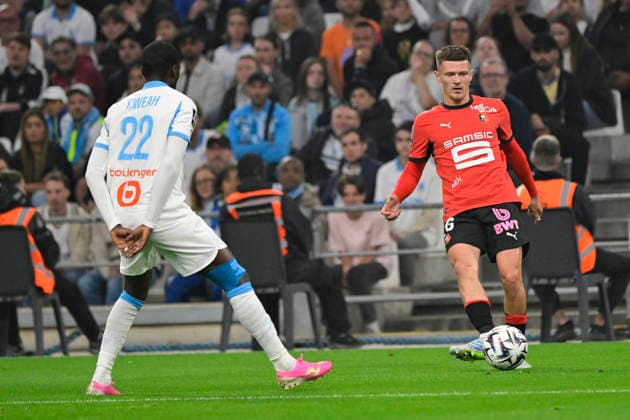 FOOTBALL : Olympique de Marseille VS Stade Rennais FC - Ligue 1 McDonald s - 17 05 2026 Quentin Merlin (SRFC) - Ligue 1 McDonald™s match between Olympique de Marseille and Stade Rennais FC on May 17, 2026 at the Orange Velodrome Stadium in Marseille. MarseilleFrance  Copyright: xWilliamxCannarellax