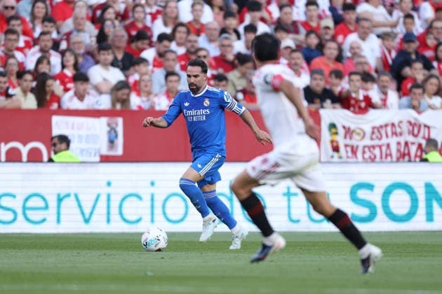 ESP LaLiga EA Sports Sevilla FC v Real Madrid Dani Carvajal of Real Madrid during LaLiga EA Sports, between Sevilla FC v Real Madrid played at Ramon Sanchez Pizjuan Stadium, Sevilla on May 17th, 2026 in Spain Sevilla Spain Futbol Copyright: xRafaelxRomanx xAgenciaxLOFx