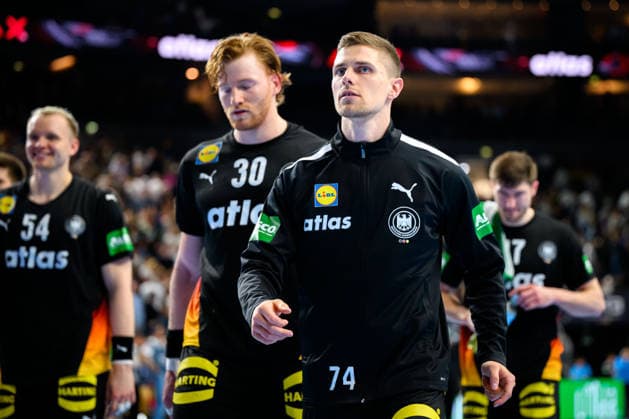 Cologne Handball Laenderspiel Germany Denmark Vincent Buechner Büchner Germany Cologne Lanxess Arena Germany