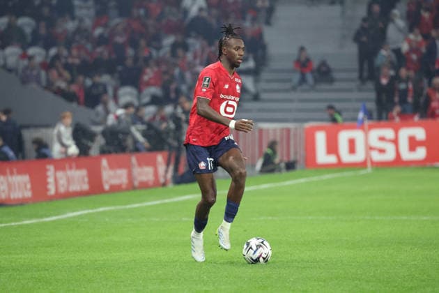 FOOTBALL : LOSC Lille vs Auxerre - Ligue 1 J34 - 17 05 2026 Ngal Ayel MUKAU (LOSC Lille) lors du match LOSC Lille vs Auxerre, Ligue 1 J34, Decathlon Arena stade Pierre Mauroy, le 17 mai 2026 - photo Laurent Sanson PsnewZ  Copyright: xLaurentxSANSONx xPsnewZx