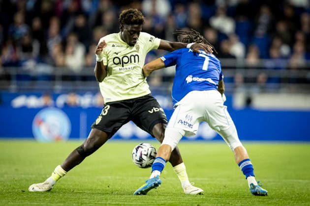Football, France, Racing Strasbourg - AS Monaco