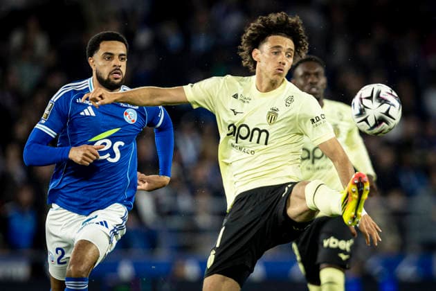 FOOTBALL : Racing de Strasbourg vs AS Monaco FC - Ligue 1 McDonald s - 17 05 2026 Maghnes Akliouche 11 (AS Monaco)  Copyright: xelyxandroxcegarrax