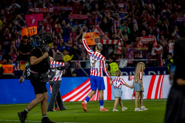 Atletico de Madrid vs Girona FC - LaLiga EA Sports - 17 05 2026 Antoine Griezmann of Atletico de Madrid during the LaLiga EA Sports match between Atletico de Madrid and Girona FC at Riyadh Air Metropolitano Stadium on May 17, 2026 in Madrid, Spain. Madrid Spain Copyright: xMarinaxFrutos PGSxPhotoxAgencyx