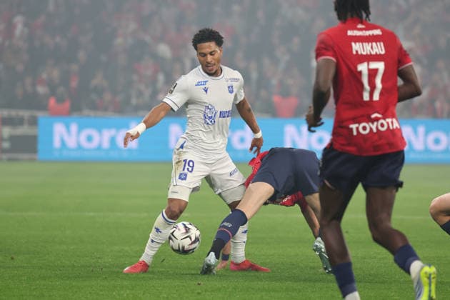 FOOTBALL : LOSC Lille vs Auxerre - Ligue 1 J34 - 17 05 2026 Danny NAMASO (AJ Auxerre) lors du match LOSC Lille vs Auxerre, Ligue 1 J34, Decathlon Arena stade Pierre Mauroy, le 17 mai 2026 - photo Laurent Sanson PsnewZ  Copyright: xLaurentxSANSONx xPsnewZx
