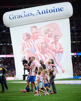 ATLETICO DE MADRID v GIRONA FC. LA LIGA 2025 2026. ROUND 37. Atletico de Madrid™s Antoine Griezmann is leaving the club as its all-time leading scorer after La Liga match. May 17 2026. (ALTERPHOTOS Ropero) MadridSpain  Copyright: xRoperox