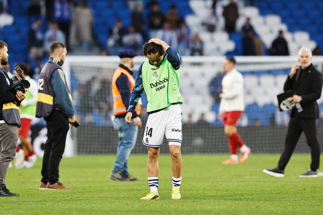 Takefusa Kubo (Sociedad), MAY 17, 2026 - Football Soccer : Spanish LaLiga EA Sports match between Real Sociedad - Valncia CF at the Estadio de Anoeta in San Sebastian, Spain. Noxthirdxpartyxsales  aflo_330885496