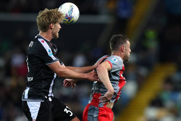 Ar Udine 17 05 2026 - campionato di calcio serie A Udinese-Cremonese foto Andrea Rigano™ Image nella foto: Tomas Kristensen-Jamie Vardy 