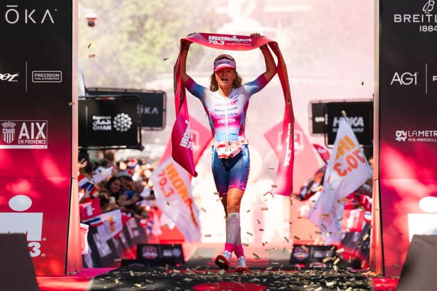 Triathlon, IRONMAN 70 3 Aix en Prevence Marjolaine PierrÃ FRA Aix en Provence France Copyright: xMarcelxHilgerx