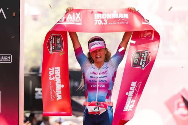 Triathlon, IRONMAN 70 3 Aix en Prevence Marjolaine PierrÃ FRA Aix en Provence France Copyright: xMarcelxHilgerx
