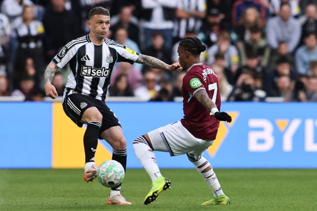Newcastle United v West Ham United - Premier League Kieran Trippier of Newcastle United is challenged by Crysencio Summerville of West Ham United during the Premier League match at St. James s Park in Newcastle, United Kingdom, on May 17, 2026. Newcastle Tyne and Wear United Kingdom  Copyright: xMIxNewsx originalFilename:fletcher-newcastl260517_npWqi.jpg