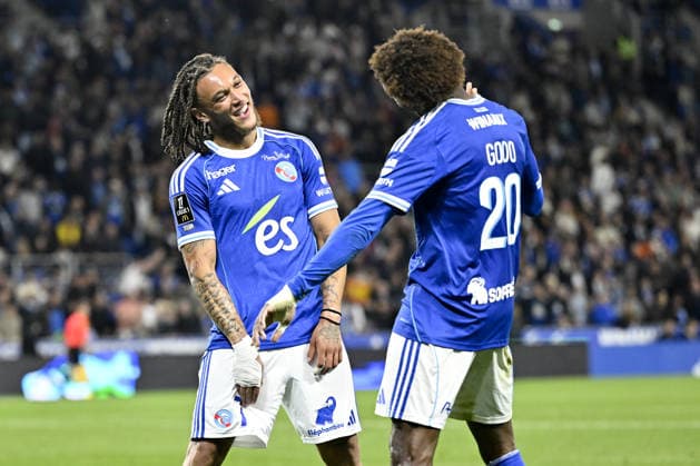 RC Strasbourg Alsace v AS Monaco - Ligue 1 McDonald s 2025 2026 07 Diego MOREIRA (rcsa) during the Ligue 1 McDonald s match between Strasbourg and Monaco at Stade de la Meinau on May 17, 2026 in Strasbourg, France. Strasbourg France  Copyright: xKevinxClementx 776348399