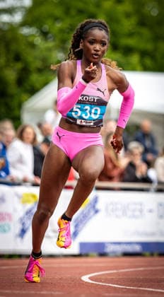 35 International Runners Meeting Pliezhausen, 17 05 2026 Daryl Ndasi GER Munich Athletics in the womens 150m sprint 35 International Runners Meeting on 17 05 2026 in the Schönbuch Stadium in Pliezhausen Baden Württemberg Copyright: xBEAUTIFULxSPORTS R.xSchmittx