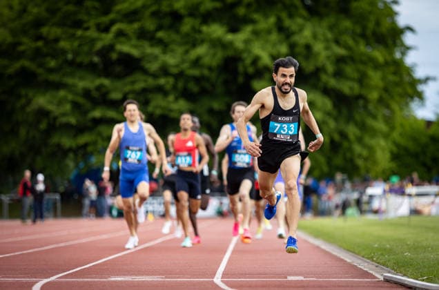 35 International Runners Meeting Pliezhausen, 17 05 2026 At the finish line Salih Tekzös TUR wins the mens 1000m 35 International Runners Meeting on 17 05 2026 in the Schönbuch Stadium in Pliezhausen Baden Württemberg Copyright: xBEAUTIFULxSPORTS R.xSchmittx