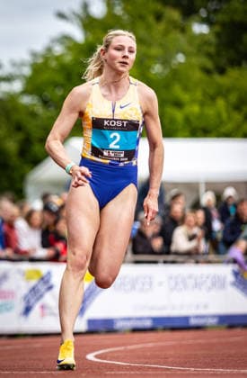 35. Internationales Läufermeeting; Pliezhausen, 17.05.2026 Unterwegs im 150m-Sprint der Frauen: Sina Mayer (GER LAZ Zweibrücken); 35. Internationales Läufermeeting am 17.05.2026 im Schönbuchstadion in Pliezhausen (Baden-Württemberg). *** 35 International Runners Meeting Pliezhausen, 17 05 2026 On the road in the womens 150m sprint Sina Mayer GER LAZ Zweibrücken 35 International Runners Meeting on 17 05 2026 at the Schönbuch Stadium in Pliezhausen Baden Württemberg Copyright: xBEAUTIFULxSPORTS R.xSchmittx