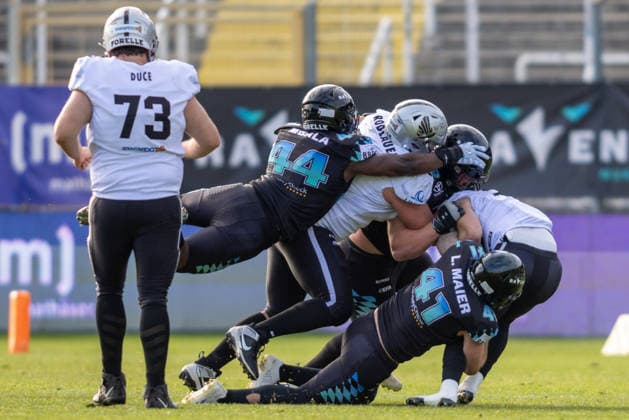 Munich Ravens vs Raiders Tirol, American Football, European Football Alliance (EFA), Week 1, 2026, 17.05.2026, Munich Grünwalder Stadion Munich Germany Copyright: xFootxBowl BjörnxKeckerx