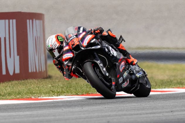 May 17, 2026, Barcelona, Barcelona, Spain: MONTMELO, SPAIN - MAY 17: Marco Bezzechi 72 of Aprilia Racing in action during the MotoGP Grand Prix of Catalunya at Circuit de Barcelona-Catalunya on May 17, 2026 in Montmelo, Spain. Barcelona Spain - ZUMAs316 20260517_znp_s316_087 Copyright: xMartixSeguraxRamonedax