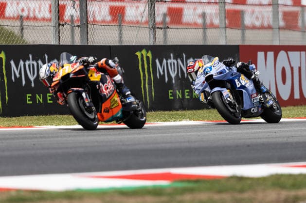 May 17, 2026, Barcelona, Barcelona, Spain: MONTMELO, SPAIN - MAY 17: Alex Marquez 73 of BK8 Gresini Racing MotoGP and Pedro Acosta 37 of Red Bull KTM Factory Racing in action during the MotoGP Grand Prix of Catalunya at Circuit de Barcelona-Catalunya on May 17, 2026 in Montmelo, Spain. Barcelona Spain - ZUMAs316 20260517_znp_s316_088 Copyright: xMartixSeguraxRamonedax