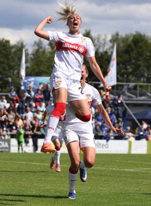 Sand , Soccer 2 Bundesliga , SC Sand vs VfB Stuttgart Women , Meike Meßmer VfB