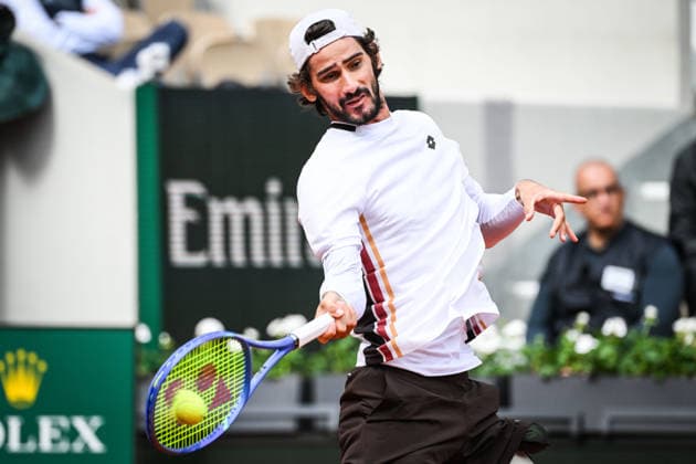 May 18, 2026, Paris, France, France: Lloyd HARRIS of South Africa during the first qualifying day of the Roland-Garros 2026, French Open 2026, Grand Slam tennis tournament at Roland-Garros Stadium on May 18, 2026 in Paris, France. Roland Garros 2026 - Qualifying Day 1  - ZUMAm308 20260518_zsp_m308_008 Copyright: xMatthieuxMirvillex