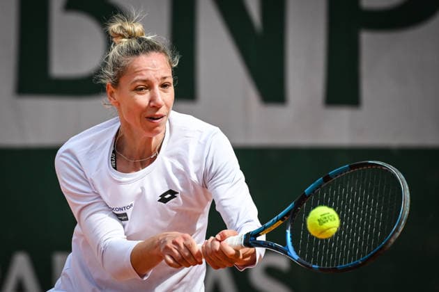 May 18, 2026, Paris, France, France: Tereza MRDEZA of Croatia during the first qualifying day of the Roland-Garros 2026, French Open 2026, Grand Slam tennis tournament at Roland-Garros Stadium on May 18, 2026 in Paris, France. Roland Garros 2026 - Qualifying Day 1  - ZUMAm308 20260518_zsp_m308_020 Copyright: xMatthieuxMirvillex