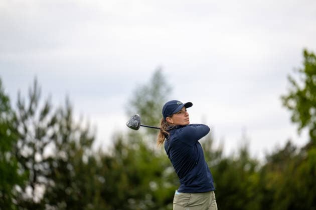Amundi German Masters - Fourth Round Agathe Sauzon of France plays off the tee of the 4th hole during the final round of the Amundi German Masters at Green Eagle Golf Courses in Hamburg, Germany, on May 17, 2026. Hamburg Germany  Copyright: xAndyxAstfalckx originalFilename:astfalck-amundige260518_np5Vt.jpg