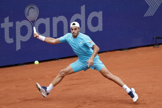 2026 05 18, xFSx, Bitpanda Open Hamburg ATP500, mens tennis tournament in Hamburg , Am Rothembaum in Hamburg , Francisco Cerundolo ARG plays a forehand Copyright: HMBxMedia FernandoxSoares