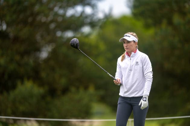 Amundi German Masters - Fourth Round Laura Fuenfstueck of Germany drives from the tee of the 4th hole during the final round of the Amundi German Masters at Green Eagle Golf Courses in Hamburg, Germany, on May 17, 2026. Hamburg Germany  Copyright: xAndyxAstfalckx originalFilename:astfalck-amundige260518_npTtJ.jpg