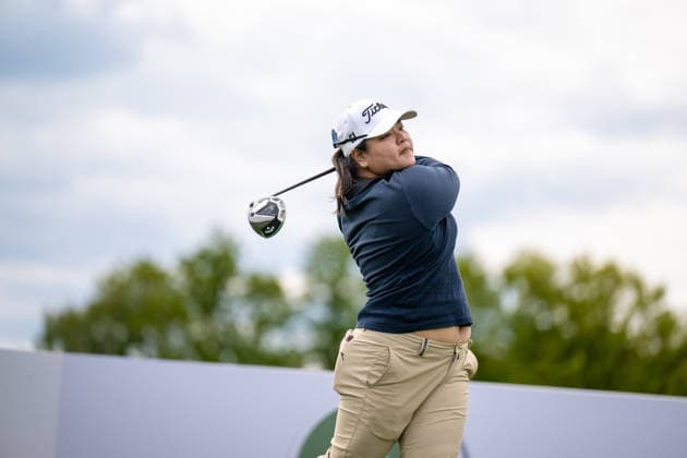 Amundi German Masters - Fourth Round Aunchisa Utama of Thailand drives from the tee on the 7th hole during the final round of the Amundi German Masters at Green Eagle Golf Courses in Hamburg, Germany, on May 17, 2026. Hamburg Germany  Copyright: xAndyxAstfalckx originalFilename:astfalck-amundige260518_npnvD.jpg