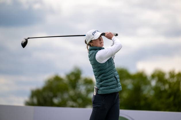 Amundi German Masters - Fourth Round Esme Hamilton of England drives from the tee of the 7th hole during the final round of the Amundi German Masters at Green Eagle Golf Courses in Hamburg, Germany, on May 17, 2026. Hamburg Germany  Copyright: xAndyxAstfalckx originalFilename:astfalck-amundige260518_np8vf.jpg