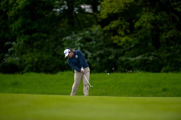 Amundi German Masters - Fourth Round Aunchisa Utama of Thailand takes her second shot from the fairway on the 7th hole during the final round of the Amundi German Masters at Green Eagle Golf Courses in Hamburg, Germany, on May 17, 2026. Hamburg Germany  Copyright: xAndyxAstfalckx originalFilename:astfalck-amundige260518_npM2w.jpg