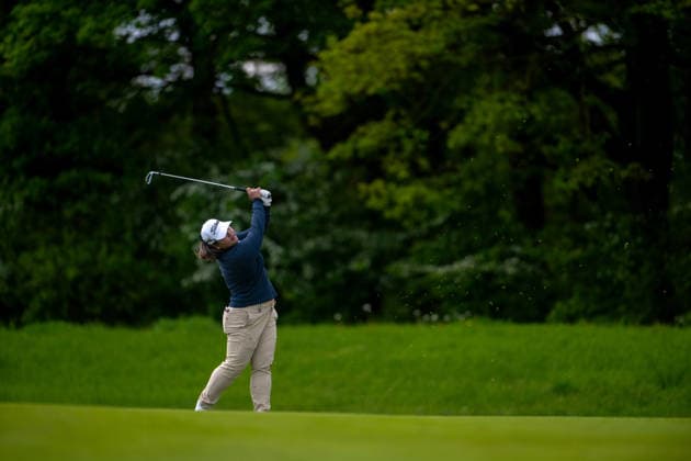 Amundi German Masters - Fourth Round Aunchisa Utama of Thailand takes her second shot from the fairway on the 7th hole during the final round of the Amundi German Masters at Green Eagle Golf Courses in Hamburg, Germany, on May 17, 2026. Hamburg Germany  Copyright: xAndyxAstfalckx originalFilename:astfalck-amundige260518_npHV0.jpg