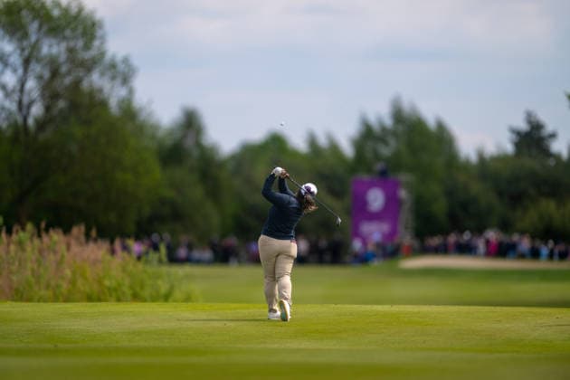 Amundi German Masters - Fourth Round Aunchisa Utama of Thailand drives from the fairway of the 9th hole during the final round of the Amundi German Masters at Green Eagle Golf Courses in Hamburg, Germany, on May 17, 2026. Hamburg Germany  Copyright: xAndyxAstfalckx originalFilename:astfalck-amundige260518_npK0z.jpg
